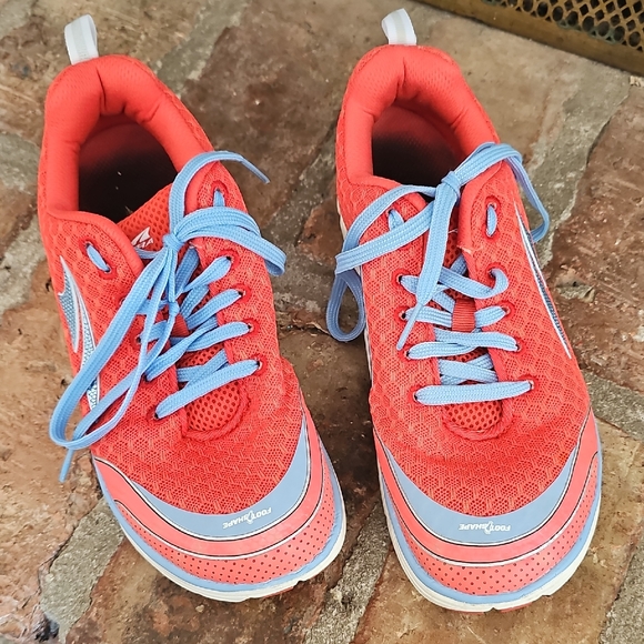 Altra Shoes - Altra Red and Blue Athletic Shoes